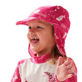 Pink Fusion - Back - Regatta Childrens-Kids Sunshade Peppa Pig Cap