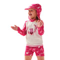 Pink Fusion - Side - Regatta Childrens-Kids Sunshade Peppa Pig Cap