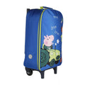 Imperial Blue - Back - Regatta Childrens-Kids Brum Brum Peppa Pig 2 Wheeled Suitcase