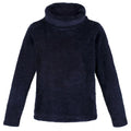 Navy - Front - Regatta Womens-Ladies Hedda Cowl Neck Fleece Top