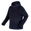 Navy - Side - Regatta Womens-Ladies Hedda Cowl Neck Fleece Top