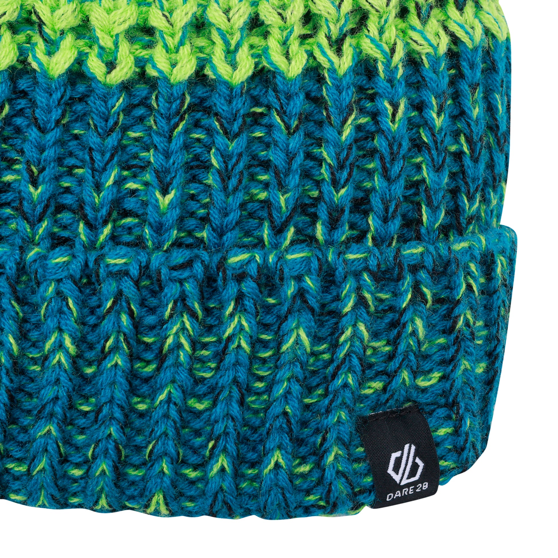 Kingfisher Blue-Green Flash - Side - Dare 2B Childrens-Kids Mindless II Beanie