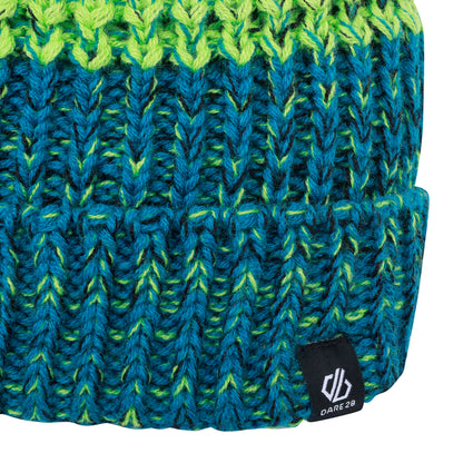 Kingfisher Blue-Green Flash - Side - Dare 2B Childrens-Kids Mindless II Beanie