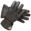 Black - Side - Dare 2B Childrens-Kids Zippy Ski Gloves