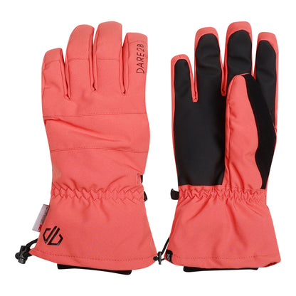 Orange Rust - Side - Dare 2B Mens Diversity II Ski Gloves