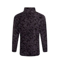 Black - Back - Dare 2B Childrens-Kids Cushy Geometric Half Zip Fleece Top