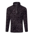 Black - Front - Dare 2B Childrens-Kids Cushy Geometric Half Zip Fleece Top