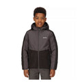 Black-Dark Grey - Lifestyle - Regatta Childrens-Kids Volcanics VI Waterproof Jacket