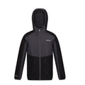 Black-Dark Grey - Front - Regatta Childrens-Kids Volcanics VI Waterproof Jacket