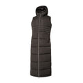 Black - Side - Dare 2B Womens-Ladies Reputable II Long Length Gilet