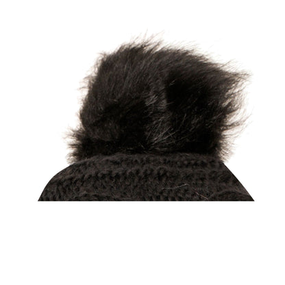 Black - Lifestyle - Dare 2B Womens-Ladies Remind II Bobble Beanie