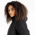 Black - Lifestyle - Dare 2B Womens-Ladies Reputable Long Length Padded Jacket