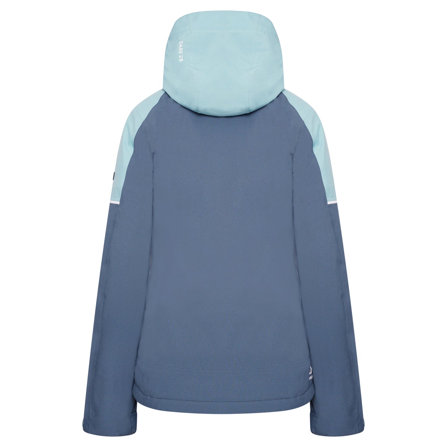 Orion Grey-Canton Green - Back - Dare 2B Womens-Ladies Enliven Ski Jacket
