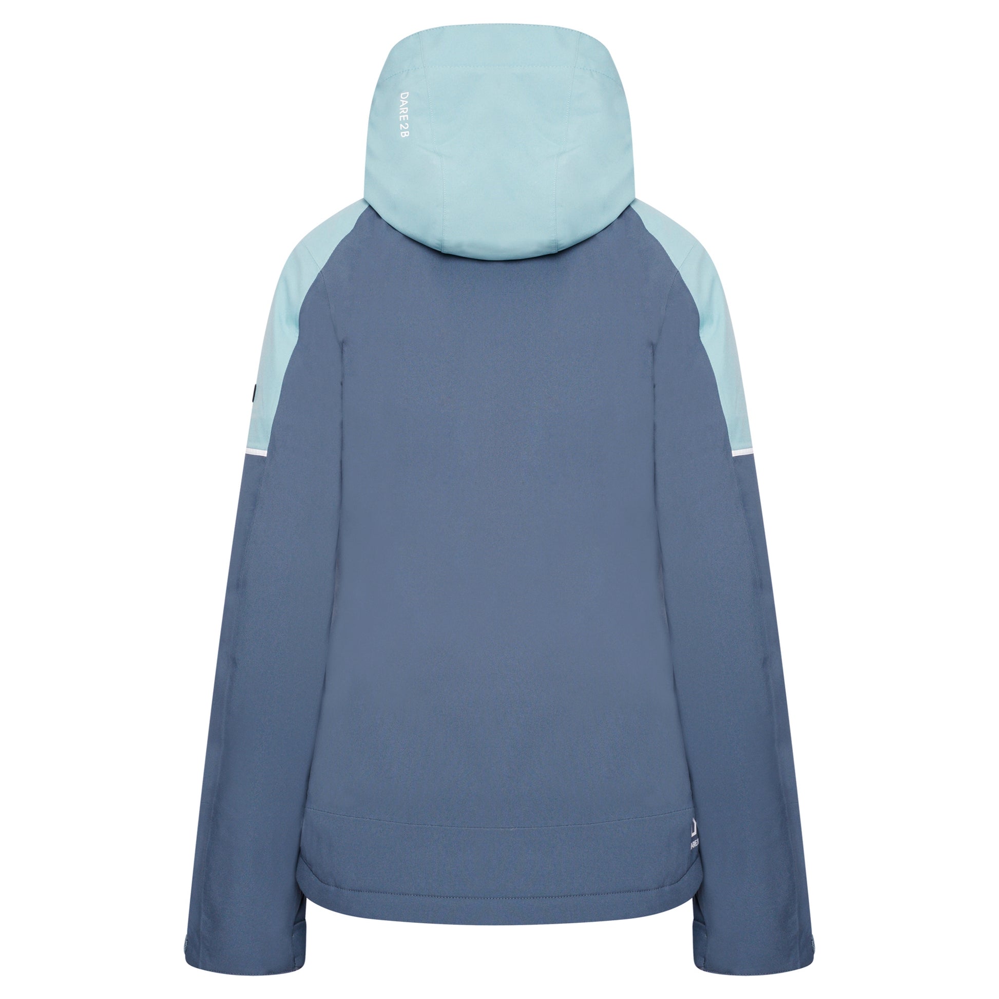 Orion Grey-Canton Green - Back - Dare 2B Womens-Ladies Enliven Ski Jacket