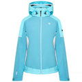 Capri Blue-River Blue - Front - Dare 2B Womens-Ladies Enliven Ski Jacket