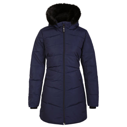 Peacoat - Front - Dare 2B Womens-Ladies Striking III Long Length Padded Jacket