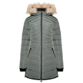 Duck Green - Front - Dare 2B Womens-Ladies Striking III Long Length Padded Jacket