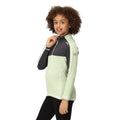 Quiet Green-Seal Grey - Lifestyle - Regatta Childrens-Kids Hewley Recycled Half Zip Fleece Top