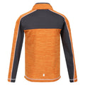 Orange Pepper-Seal Grey - Back - Regatta Childrens-Kids Hewley Recycled Half Zip Fleece Top