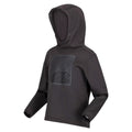 Dark Grey - Side - Regatta Childrens-Kids Highton Mountain Extol Stretch Hoodie