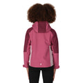 Violet-Amaranth Haze - Back - Regatta Childrens-Kids Eastcott II Soft Shell Jacket