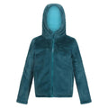 Pagoda Blue-Dragonfly - Side - Regatta Childrens-Kids Spyra III Reversible Insulated Jacket