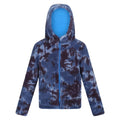Sky Diver Blue-Admiral Blue - Side - Regatta Childrens-Kids Spyra III Reversible Insulated Jacket