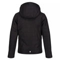 Black-Dark Grey - Back - Regatta Childrens-Kids Spyra III Reversible Insulated Jacket