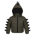 Grape Leaf - Front - Regatta Childrens-Kids Dinosaur Padded Jacket