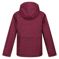 Dark Pimento - Back - Regatta Childrens-Kids Bambee Zebra Print Waterproof Jacket