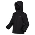 Black - Side - Regatta Childrens-Kids Bambee Waterproof Jacket