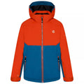 Rusty Orange-Gulfstream - Front - Dare 2B Childrens-Kids Impose III Ski Jacket