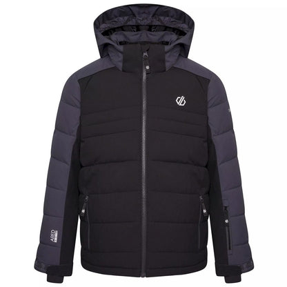 Black-Ebony - Front - Dare 2B Childrens-Kids Cheerful II Ski Jacket