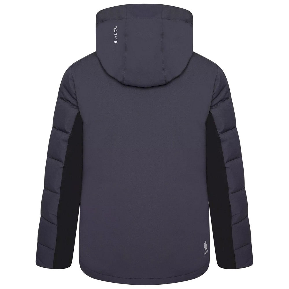 Black-Ebony - Back - Dare 2B Childrens-Kids Cheerful II Ski Jacket