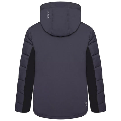 Black-Ebony - Back - Dare 2B Childrens-Kids Cheerful II Ski Jacket