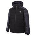 Black-Ebony - Side - Dare 2B Childrens-Kids Cheerful II Ski Jacket