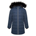 Moonlight Blue - Front - Dare 2B Girls Striking II Waterproof Jacket