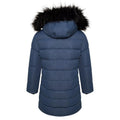 Moonlight Blue - Back - Dare 2B Girls Striking II Waterproof Jacket