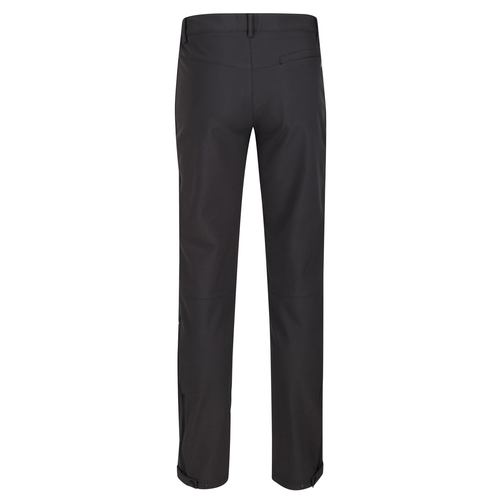 Ash - Back - Regatta Great Outdoors Mens Adventure Tech Geo II Wind Resistant Long Leg Softshell Trousers