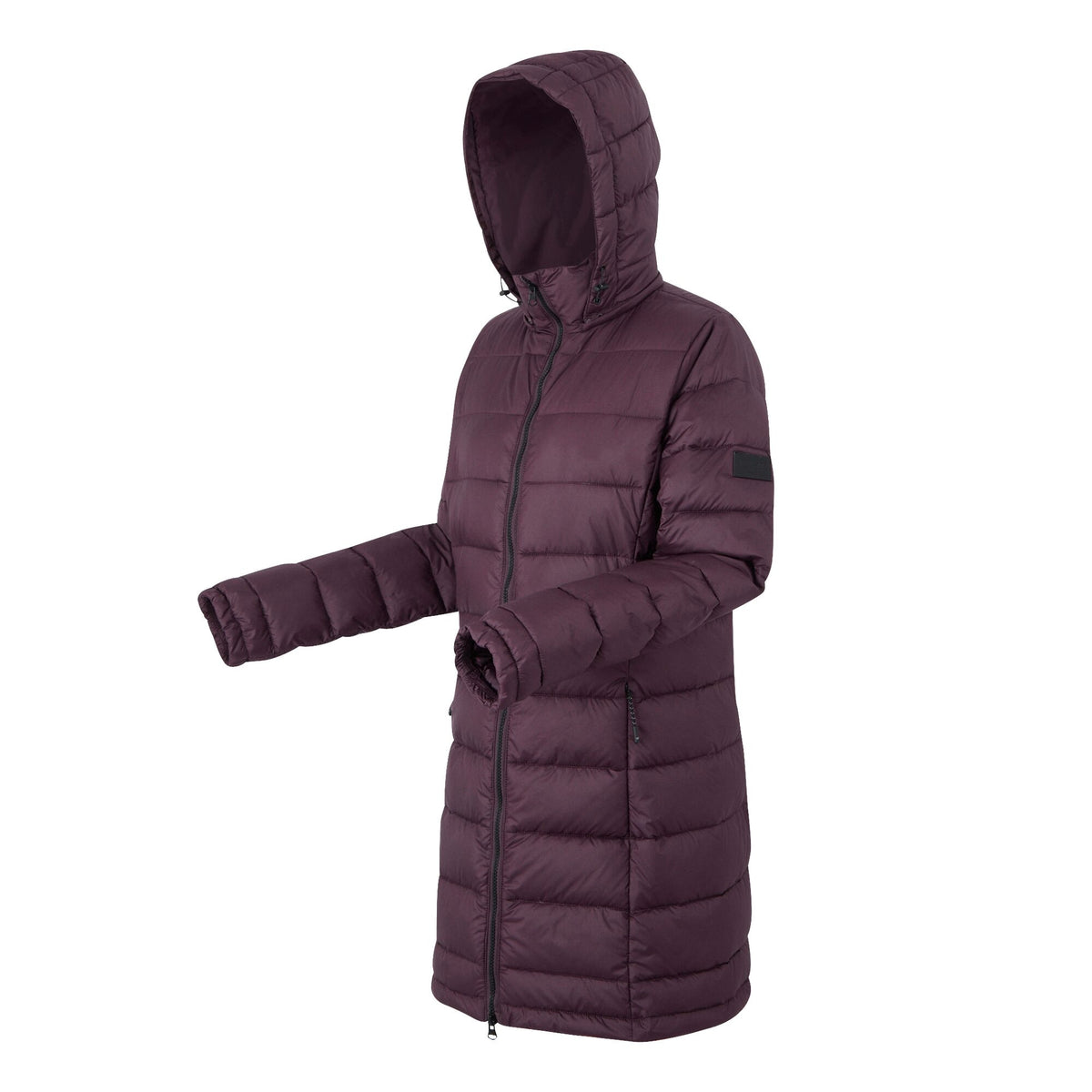 Deep Plum - Side - Regatta Womens-Ladies Starler Padded Jacket