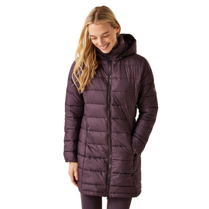 Deep Plum - Lifestyle - Regatta Womens-Ladies Starler Padded Jacket