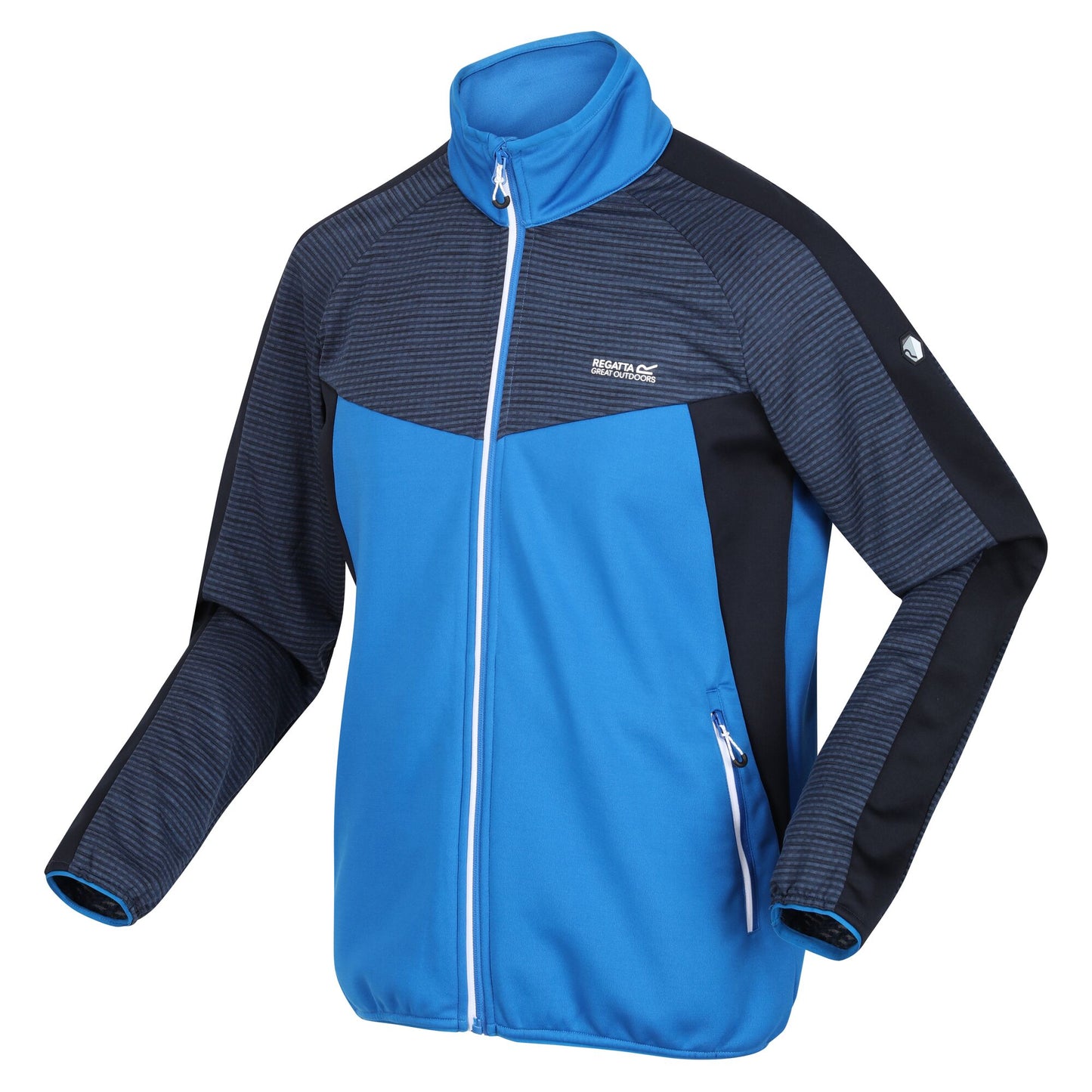 Sky Diver Blue-Admiral Blue - Side - Regatta Mens Yare VI Soft Shell Jacket