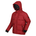 Syrah Red - Side - Regatta Mens Farren Lightweight Puffer Jacket