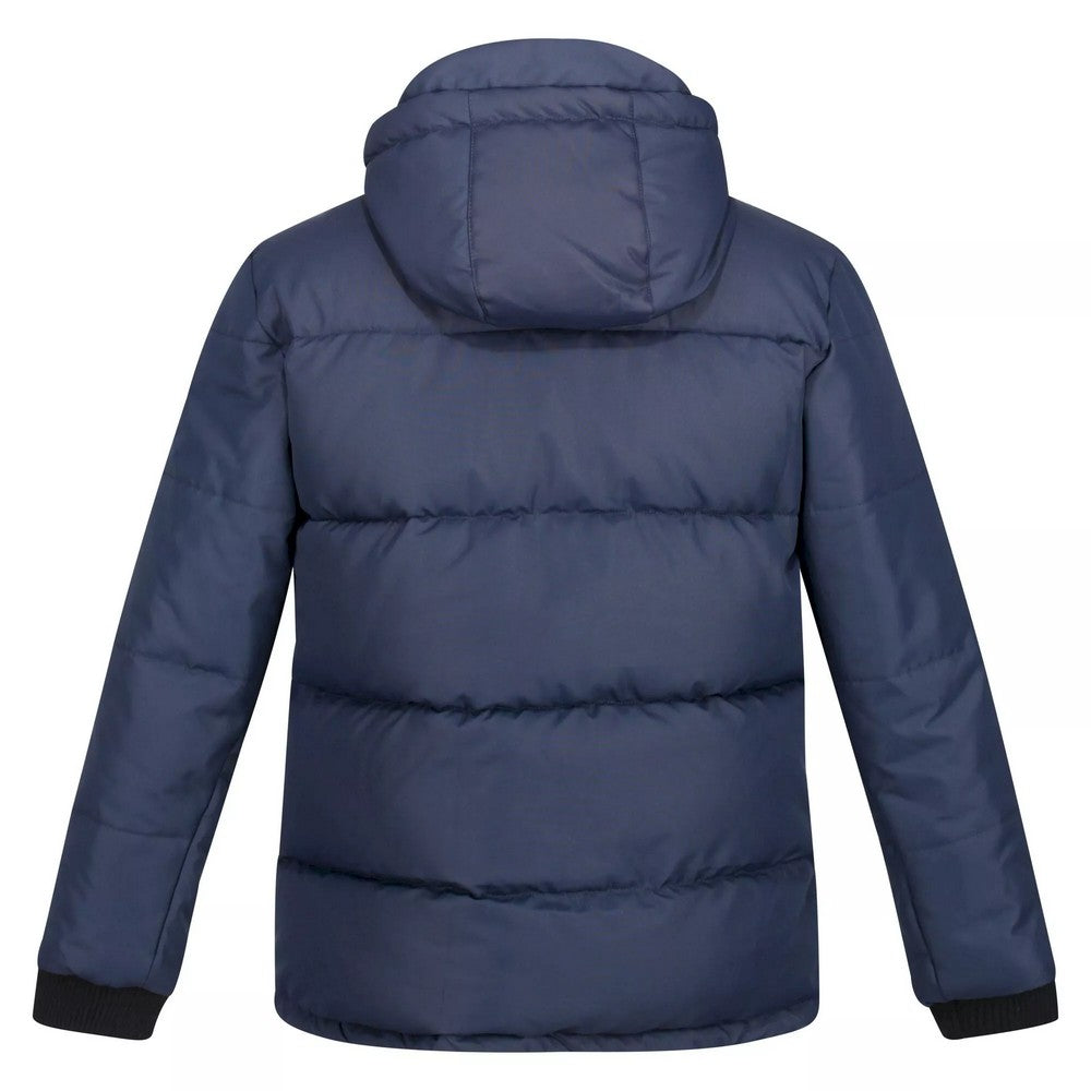 Navy - Back - Regatta Mens Farren Lightweight Puffer Jacket