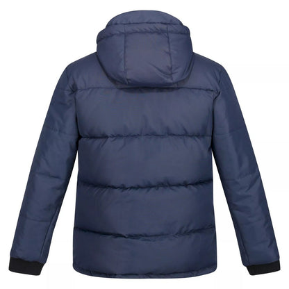 Navy - Back - Regatta Mens Farren Lightweight Puffer Jacket