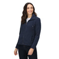 Navy - Lifestyle - Regatta Womens-Ladies Kizmitt Fluffy Full Zip Fleece Jacket