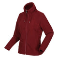 Cabernet - Side - Regatta Womens-Ladies Kizmitt Fluffy Full Zip Fleece Jacket