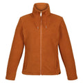 Copper Almond - Front - Regatta Womens-Ladies Kizmitt Fluffy Full Zip Fleece Jacket