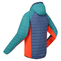 Admiral Blue-Pacific Green - Lifestyle - Regatta Mens Trutton Hooded Soft Shell Jacket