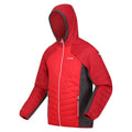 Chinese Red-Dark Red - Side - Regatta Mens Trutton Hooded Soft Shell Jacket